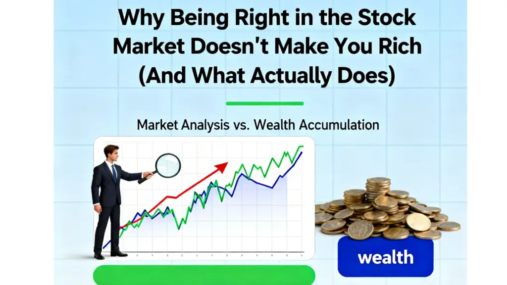 Stock market chart showing price fluctuations with investor looking at screen